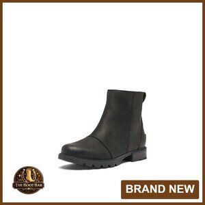 Waterproof Zip Boots Women's Winter Snow Boots Leather Upper